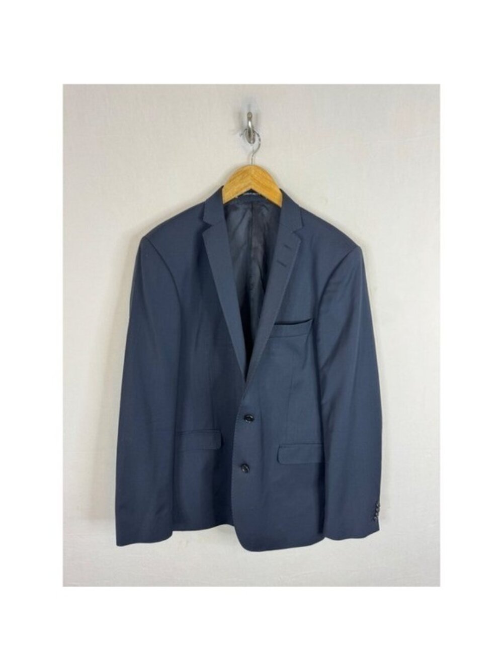 Tiger of Sweden Norden Navy Blue Wool Blazer Lanificio Cerruti 1881 Mens 42R